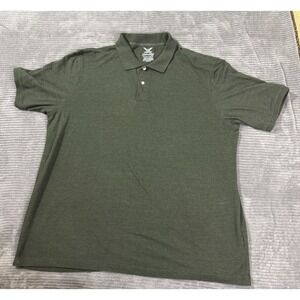 Faded Glory Men's Army Green Polo Shirt 2xl
